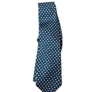 Oscar de la Renta Couture Collection black tie with tan green diamonds